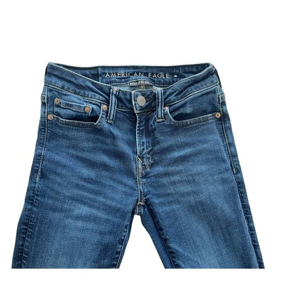 American Eagle Next Level Airflex Skinny Blue Jeans Men's Size 26  X 26.5 - Picture 4 of 10